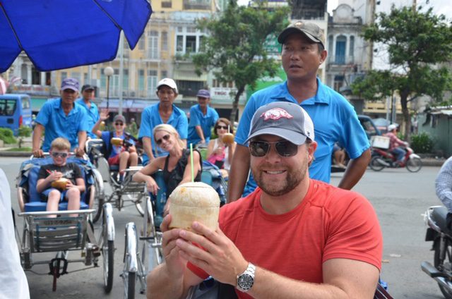 Authentic Experience of riding rickshaw in Saigon