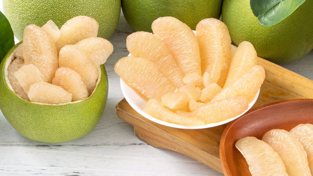 Pomelo or Grape fruit in different colors 