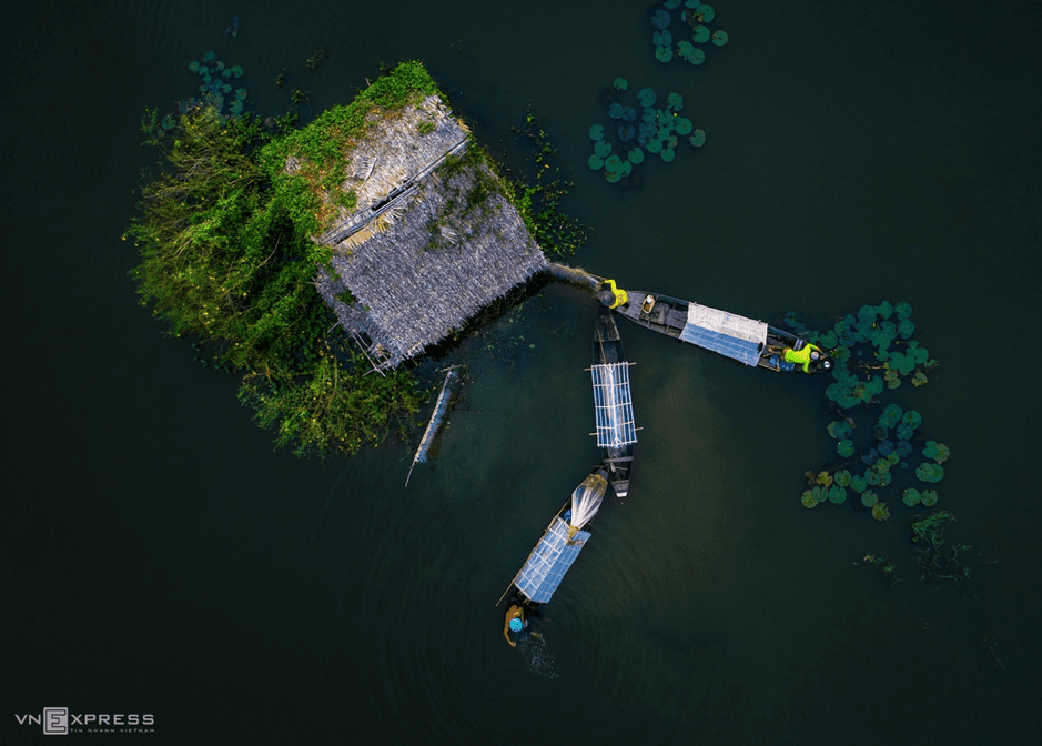 flooding season in Southwest Vietnam 