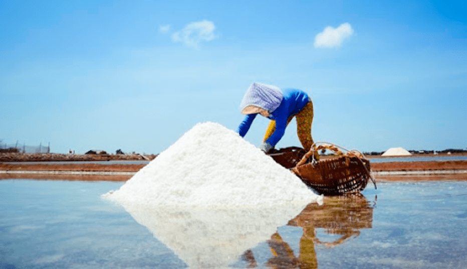 Salt making village in Bao Thuan