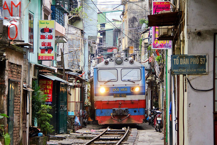 Train Street in Hanoi