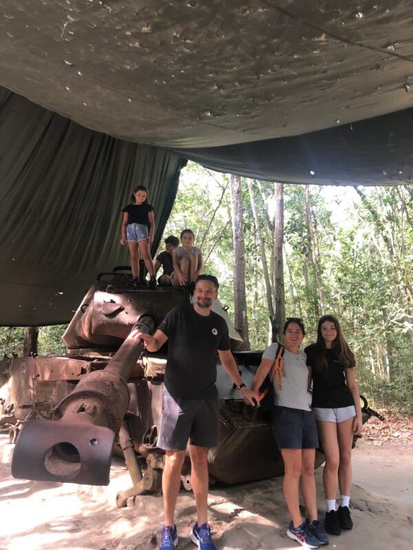 US tank in Cuchi Tunnels