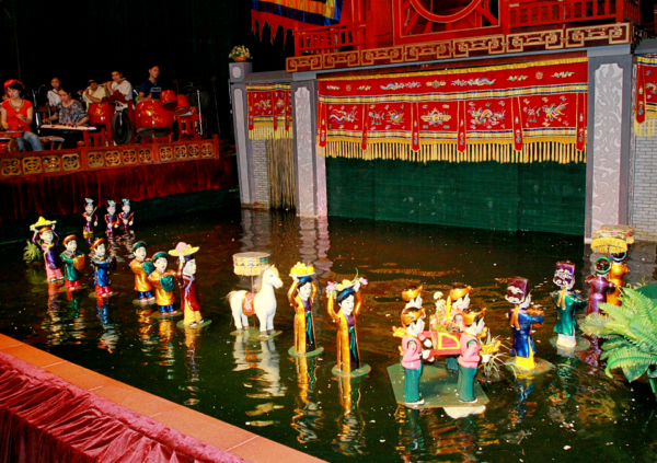 Hanoi water puppet show