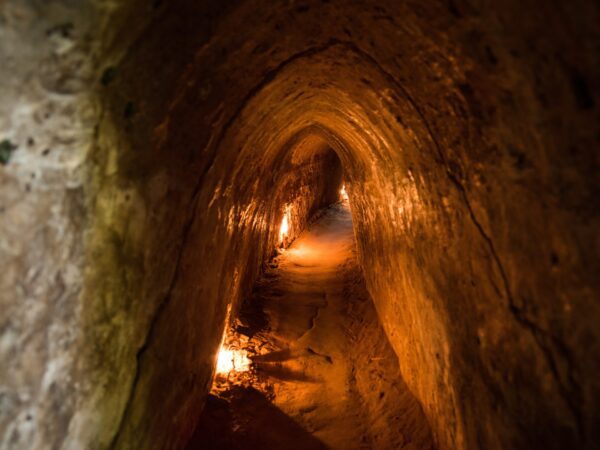 Inside CuChi Tunnels