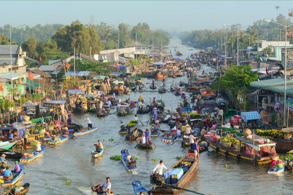 Floating markets